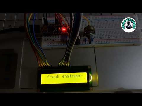 Arduino nano interfacing with 16 x 2 lcd || freak engineer