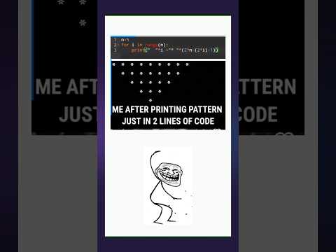 Python patterns tricks. #codingforbeginners #pythontricks #coding