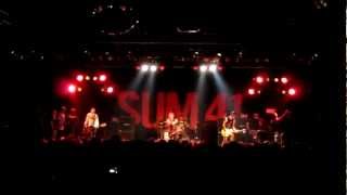 Sum 41 - Hyper-Insomnia-Para-Condrioid @ Live Music Hall, Cologne (23.07.12) HD