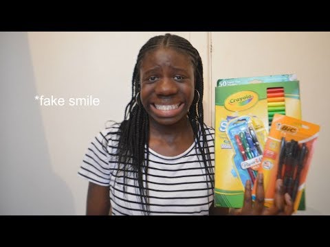 back to school supplies haul 2018