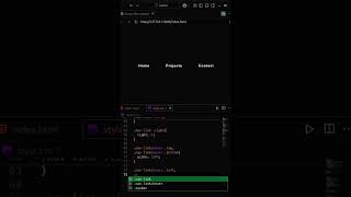 ✨ CSS Navbar Hover Effect 🔥 | Border Animation on Hover | HTML | CSS | @Coding__Track