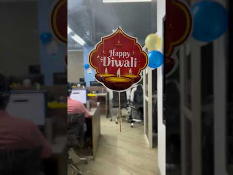 Diwali at the office: celebrating Light, Laughter, and Team Spirit! 🪔✨ #diwali2024 #diwalivibes