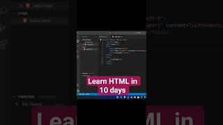 learn HTML in 10 days