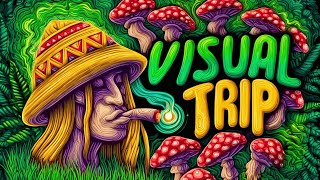 Psy Dub Visual Trip | Magic Mushroom Animation | Psychedelic Dub Mix