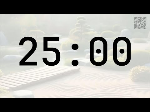 25-Minute Pomodoro Timer – Boost Focus & Productivity | Study & Work Session