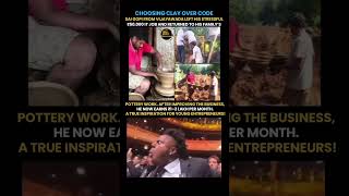 Quit ₹50,000 IT Job to Revive Family Pottery Business | Now Earns ₹1–2 Lakh Monthly #shorts #viral