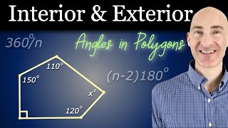 How to Find Interior and Exterior Angles of Polygons (4 Key Geometry Formulas You MUST Know!)