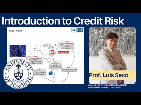 Introduction to credit risk - Lecture 8 APM466/MAT1856