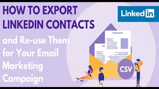 How to Export connections from LinkedIn