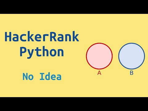 HackerRank Python Solutions: 39. No Idea