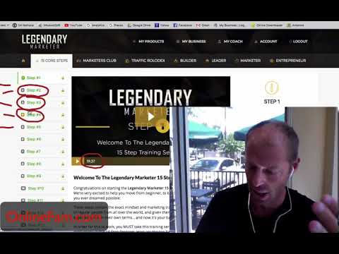 Legendary Marketer Back Office Tour