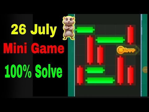 key 7 ! How To Solve Mini Game Puzzle In Hamster Kombat 26 July ( SOLVE 100%)