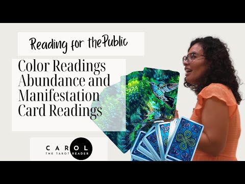 Live Reading Tarot Event | Reading for the public | Color Readings | Abundance Readings