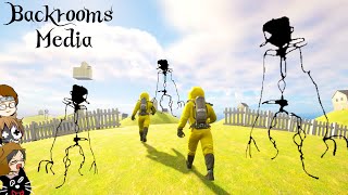 【4人実況】誰も存在しない「 何かがおかしい部屋 」を歩く大人気ホラーゲーム『 Backrooms Media 』