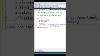 LAG vs LEAD #sqltips #sqlforbeginners #sqlinterviewquestions #sql
