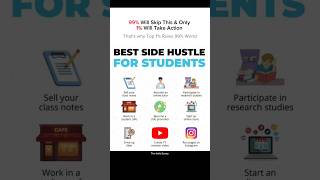 Best Side hustle for students 🚀📈💸 #sidehustleideas #studentsidehustle #sidehustles #student #money