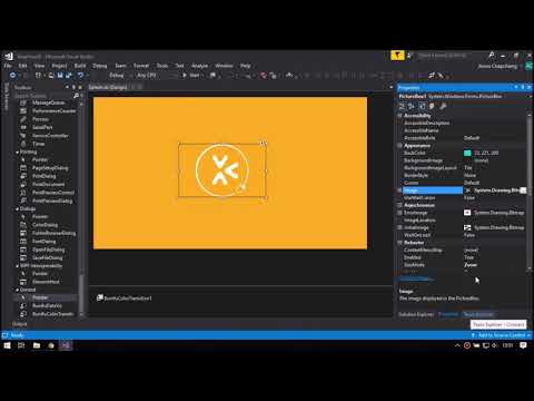 VB .NET Splash Screen Using BunifuColorTransition