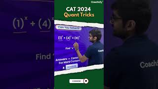 CAT 2024 | Quant Tricks | Exponents | Algebra | CAT Preparation | #coachifycat | #iim