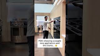 POV: showing a couple new appliances and this starts... #comedy #officehumor #salesman #appliances