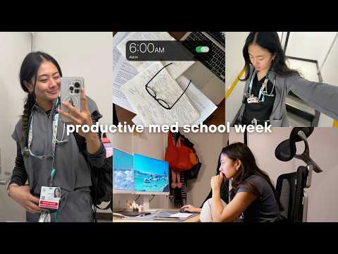 med school vlog 🩺 | hospital shifts, 6am mornings & late night studying
