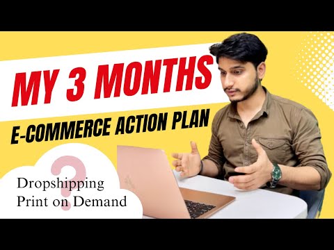 My E-Commerce Plan for next 3 Months | Dropshipping & Print on Demand | Online Business Growth Plan
