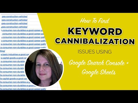 Keyword Cannibalization Tutorial Using Google Search Console