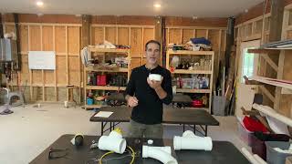 Testing PVC #diy #plumbing