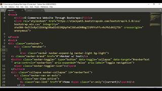 Header Web Design Responsive navbar in Bootstrap | How to create menubar in bootstrap