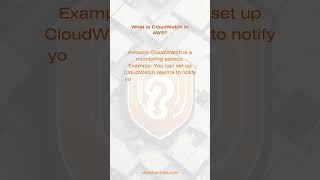 What is CloudWatch in AWS? #aws #clouds #logs #monitoring #cloudwatch #shorts