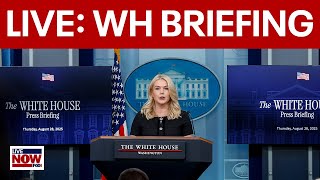 LIVE: White House press briefing amid tensions with Iran
