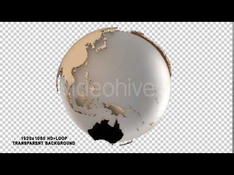 3d Earth Globe Motion Graphics Animation