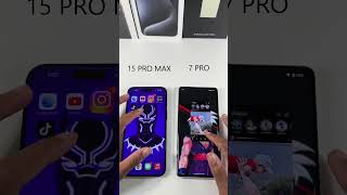 iPhone 15 Pro Max VS Pixel 7 Pro - Speed Test!
