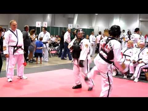 SAM 1098 sparring Ms Mathis v Ms Bilyeu