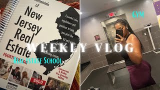 WEEKLY VLOG: WEEK 1 OF MY REAL ESTATE CLASSES #weekinmylifevlog #realestatejourney #realestatetips