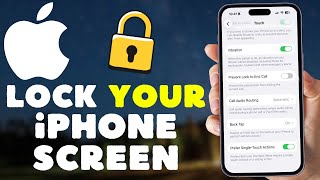 How To Lock The Screen On iPhone