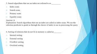MCQ on Intoduction to RDBMS
