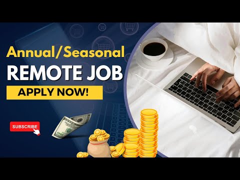 Remote job opening in 2025 -Online job opportunity from home