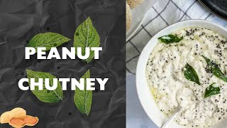 Peanut chutney recipe 