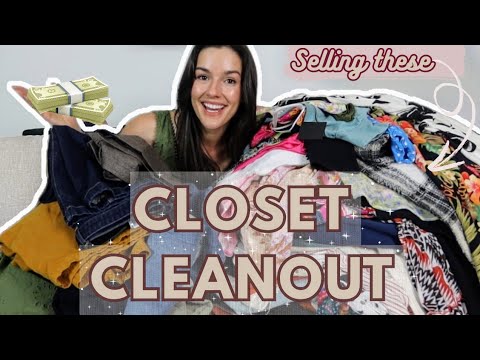 Turning My Closet Cleanout Into CASH | Over 100 Items Gone!