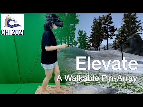 Elevate: A Walkable Pin-Array [CHI 2021]