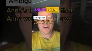 Don’t be AMBIGUOUS! Even Native English Speakers Make This MISTAKE. #learnenglish #grammar