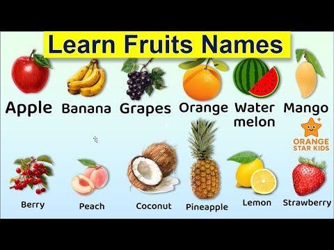🍎 Learn Fruit Names in English | Educational Video for Children #fruits #fruit