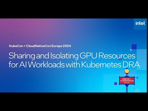 Sharing and isolating GPU resources for AI workloads with Kubernetes DRA