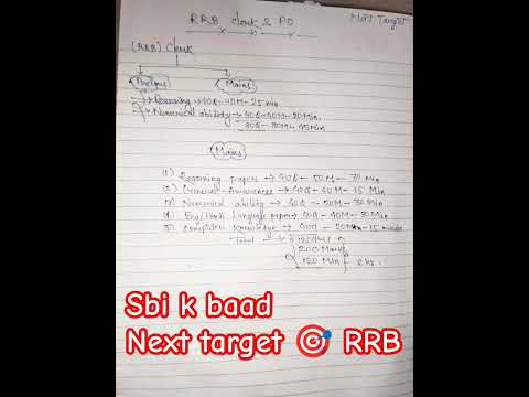 Next target 🎯 rrb clerk and PO #rrbclerk #rrbpo #bankaspirants #vlog