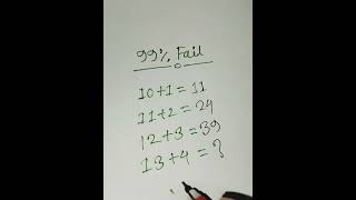 99.99% Fail This Math Puzzle😱 #shorts #youtubeshorts #math