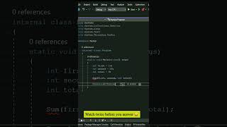 Tell me the output of this program 😎 | C# Interview Questions #shorts