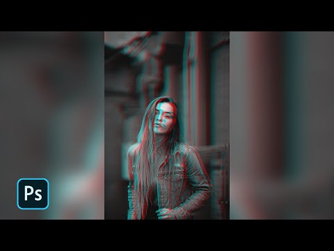 Glitch effect (fast tutorial) l photoshop tutorial 2021