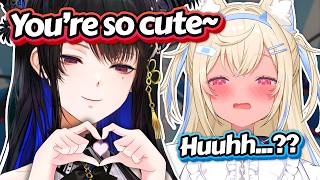 The way Fuwawa gets flustered when Nerissa flirts with her is so cute