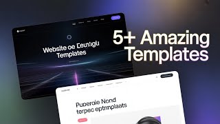 5+ Free Website Templates That Look AMAZING | HTML CSS Javascript