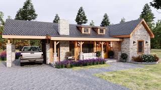 890 Sq ft (80m2)  Small & Sweet: This Cozy Home Feels Like a Warm Hug